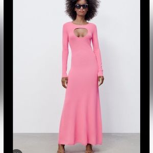 Zara Long sleeve midi dress